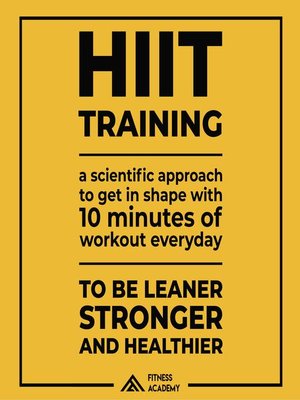 cover image of HIIT TRAINING